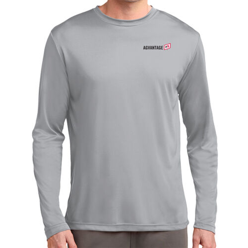 Tall Long Sleeve PosiCharge ® Competitor™ Tee - Dark Thumbnail