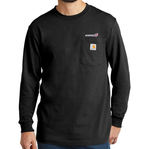 ® Workwear Pocket Long Sleeve T Shirt - Light Thumbnail