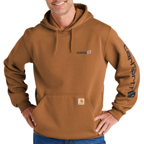 Midweight Hooded Logo Sweatshirt - Dark Thumbnail
