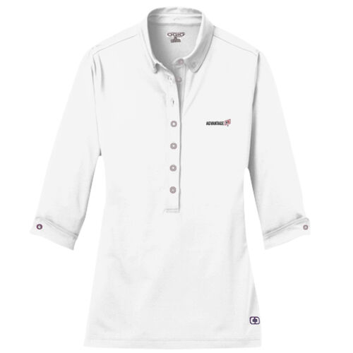 Ladies Gauge Polo - Dark Thumbnail