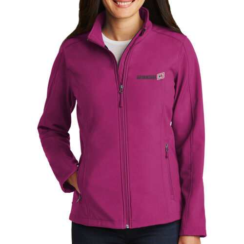 Ladies Core Soft Shell Jacket - Dark Thumbnail
