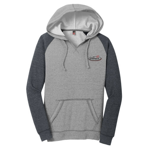 Women's Lightweight Fleece Raglan Hoodie Thumbnail