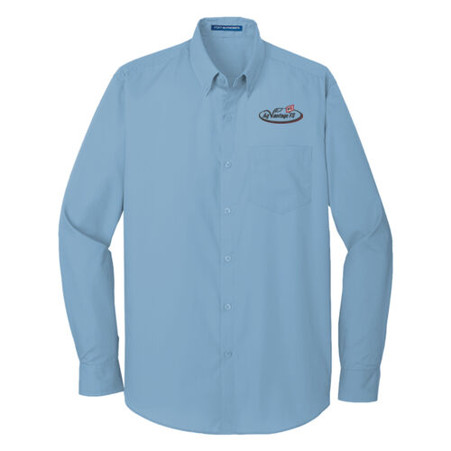 Long Sleeve Carefree Poplin Shirt Thumbnail