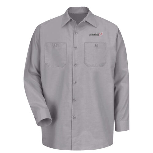 Industrial Long Sleeve Work Shirt - Dark Thumbnail