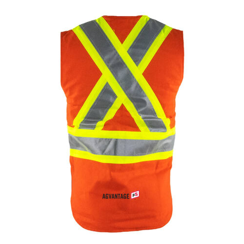 Work King Safety Cotton Duck Safety Vest Thumbnail