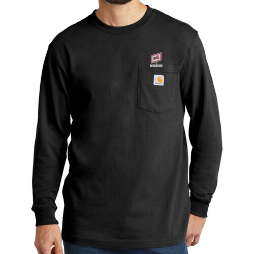 ® Workwear Pocket Long Sleeve T Shirt - Light Thumbnail