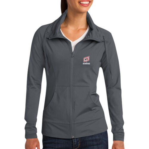 Women's Sport Wick ® Stretch Full Zip Jacket - Light Thumbnail