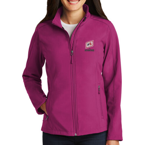 Ladies Core Soft Shell Jacket - Dark Thumbnail