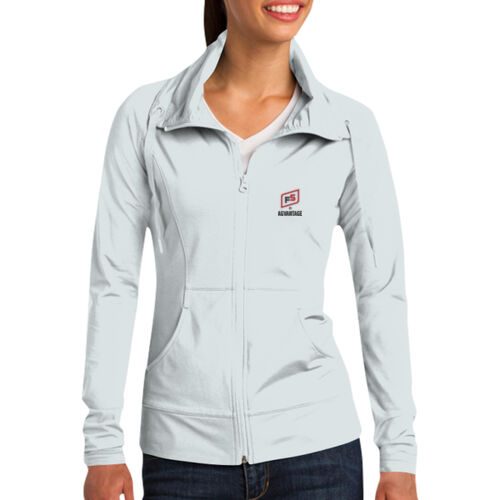 Women's Sport Wick ® Stretch Full Zip Jacket - Dark Thumbnail