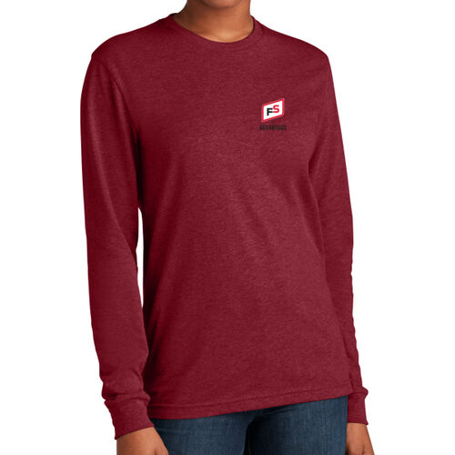 Apparel ® Unisex CVC Long Sleeve Tee - Dark Thumbnail