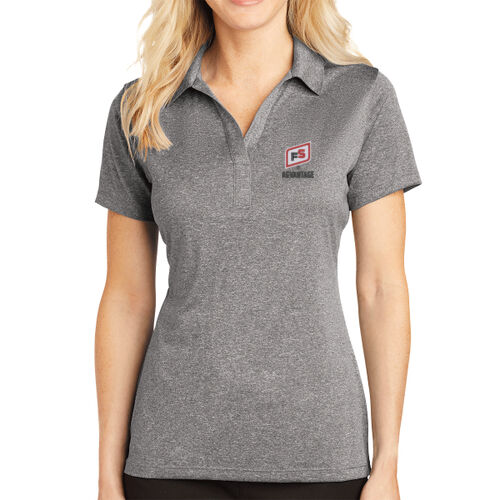 Ladies Heather Contender Polo - Dark Thumbnail
