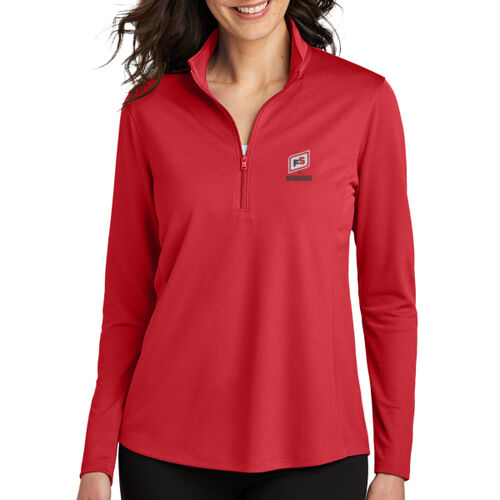 Ladies Dry Zone ® UV Micro Mesh 1/4 Zip - Dark Thumbnail
