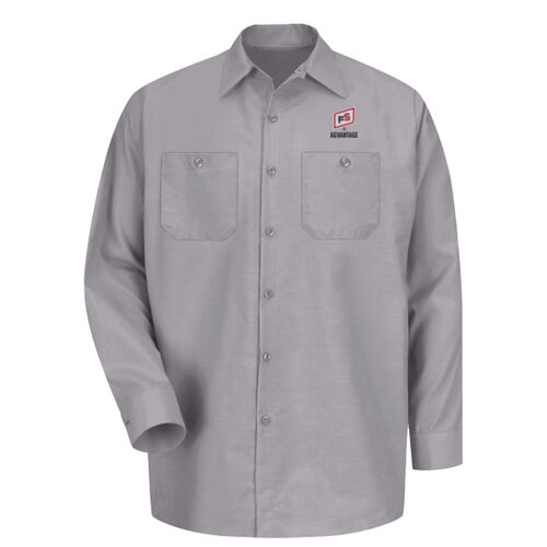 Industrial Long Sleeve Work Shirt - Dark Thumbnail