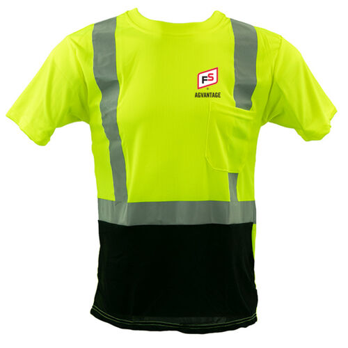 GSS Safety Class 2 Short Sleeve T-Shirt with Black Bottom Thumbnail