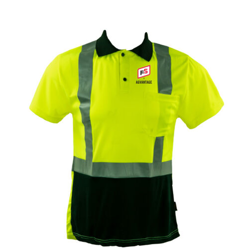 GSS Safety Class 2 Black Bottom Polo Shirt Thumbnail