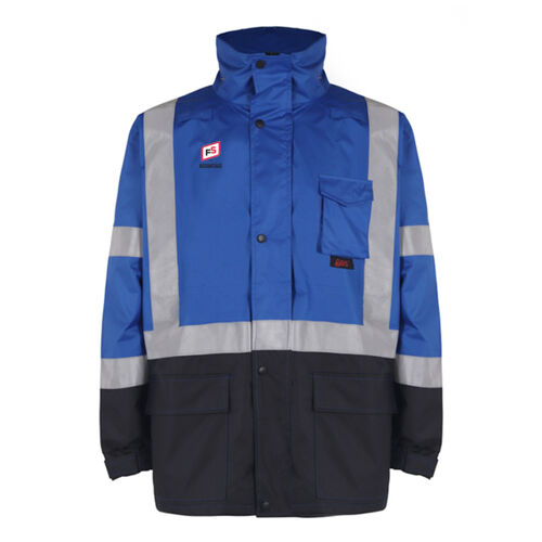 GSS Safety Premium Hooded Rain Jacket with Black Bottom Thumbnail