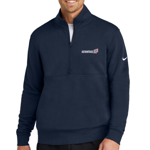 Club Fleece Sleeve Swoosh 1/2 Zip - Light Thumbnail