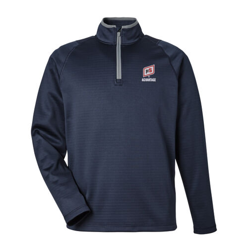 Men's Waffle Fleece Quarter-Zip Pullover - Light Thumbnail